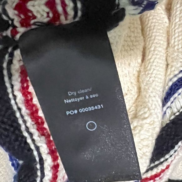 NWT $325 rag & bone | Dale Vee | Academia | V-Neck Cableknit Cropped Sweater - Picture 11 of 12